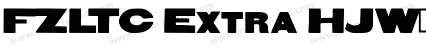 FZLTC Extra HJW字体转换